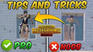 Top 10 Tips & Tricks/Movements & Reflexes in PUBG MOBILE | Noob To Pro (Guide/Tutorial)