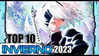 LOS MEJORES ANIMES DE LA  TEMPORADA INVIERNO 2023