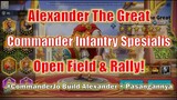Build Talent & Pasangan Alexander! Commander Spesialis Open Field & Rally Rise of Kingdoms Indonesia