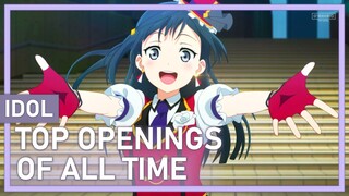 Top Idol Anime Openings of All Time