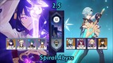 Raiden National & C0 Eula | Spiral Abyss 2.5 | Full Stars - Genshin Impact