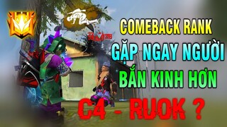 Free Fire - Trận Rank Đầu Mùa Gặp Người Bắn Kinh Hơn C4 Và RUOK ?