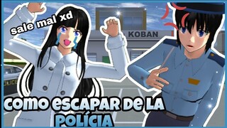 ¿Como escapar de la policía en SAKURA? | Tutorial de SAKURA School Simulator en Español 🌸