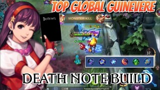 GUINEVERE DEATH NOTE BUILD | TOP GLOBAL GUINEVERE | MOBILE LEGENDS