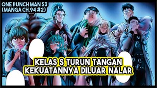 (Manga OPM 94 #2) | PAHLAWAN KELAS S MAJU!!! Kekuatannya Diluar Nalar Semua!!