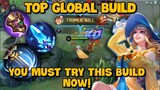 GUINEVERE NEW UPDATE BUILD!!! | TOO MUCH DAMAGE | TOP METROPOLITAN GUINEVERE | MOBILE LEGENDS