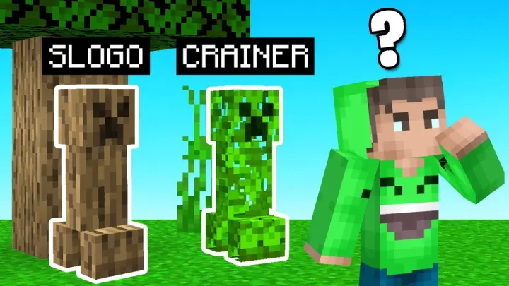 Hide & Seek As CAMO CREEPERS! (Minecraft)