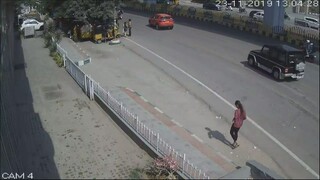 Car accident Caught CCTV India _2