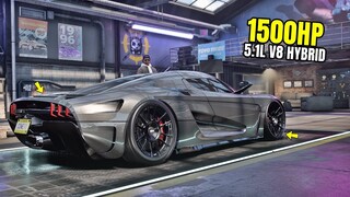 Need for Speed Heat Gameplay - 1500HP KOENIGSEGG REGERA Customization | Max Build 400+