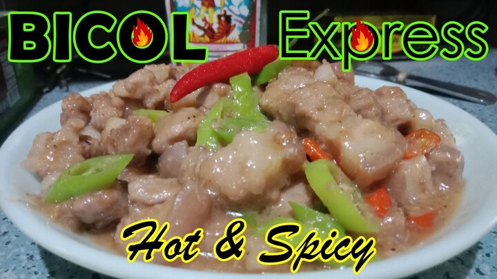 Savory Pork / Bicol Express / Filipino Dish