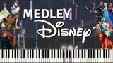 ULTIMATE DISNEY MEDLEY | SHEETS + Piano Tutorial (Synthesia)