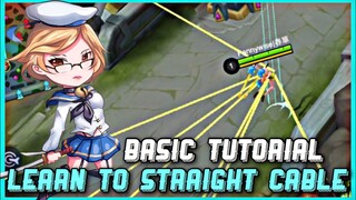 HOW TO STRAIGHT CABLE FANNY BY FANNYWISE | MOBILE LEGENDS BANG BANG