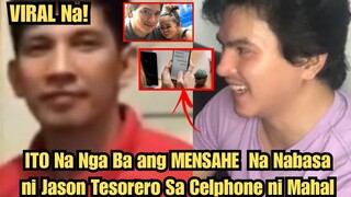 Nakakakilig! Ito Na Nga ba ang  Conversation Na Nabasa ni Jason tesorero sa Cellphone ni MAHAL!