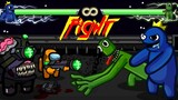 Among Us Zombie vs Roblox Rainbow Friends - Error Motion Fight