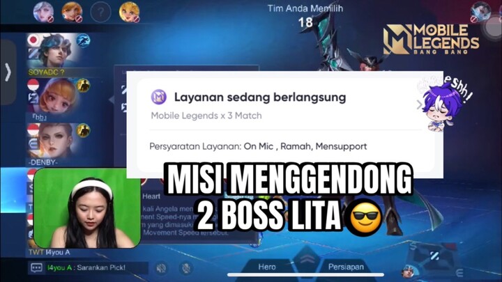 MISI MENGGENDONG DUA BOSS DI AWAL SEASON 😎