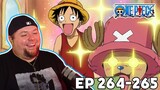 Welcome To ENIES LOBBY! | ONE PIECE REACTION + REVIEW - Episode 264 & 265