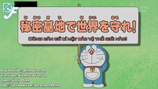 Doraemon: Dùng căn cứ bí mật bảo vệ thế giới nào! & Xe ba bánh không gian 4 chiều [Vietsub]