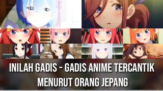 Inilah Gadis - Gadis Anime Tercantik Menurut orang Jepang #VCreators