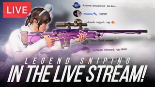 I CAN SNIPING ALL DAY✨ | LEGENDARY SNIPING IN THE LIVE STREAM!😨