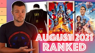 Best and Worst Movies of August 2021 (Tier List)