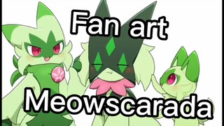 Fan art Meowscarada from Pokemon