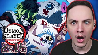 THIS EPISODE IS A NIGHTMARE!! | Demon Slayer Season 2 Episode 16 REACTION