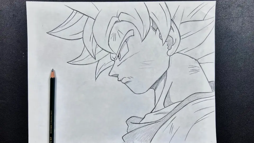 How to draw goku | step-by-step - Bilibili How to draw goku | step-by-step - Bilibili