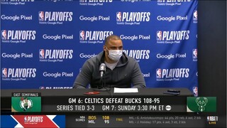 "Jayson Tatum is one of the best handful of players in NBA" - Ime Udoka on 46 points by Jayson Tatum