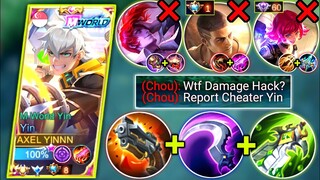 YIN VS TOP GLOBAL CHOU & PAQUITO | BEST BUILD AND EMBLEM 2022 | MOBILE LEGENDS