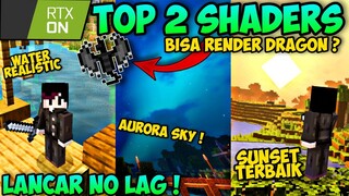 FIX! 2 SHADERS 1.18 NO LAG TERBARU !! Realistic Shaders - Support Render Dragon? #shaders #shader