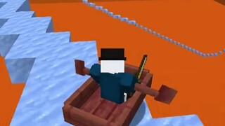 Minecraft: Berperahu sangat cepat, mendebarkan! !