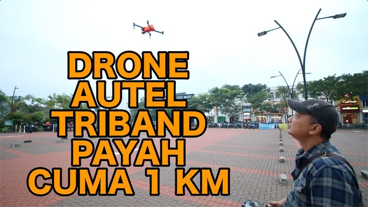 TES JARAK TERBANG DAN AKURASI GPS RTH AUTEL TRIBAND DI TANGERANG