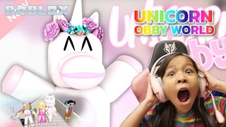 [ Roblox ] ยูนิคอร์นน่ารักสดใสสีหวานๆ ฟรุ้งฟริ้งๆ ไปกระโดดกัน Unicorn Obby World [ Roblox ]