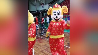 舞狮 财神爷 舞狮来拜年 贺新年 舞狮表演 鼠来宝