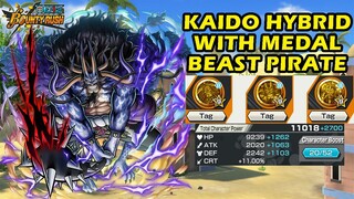 Gameplay EX Kaido Hybrid, With Medal Beast Pirate | One Piece Bounty Rush