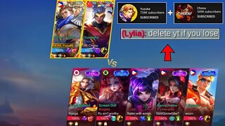 YUZUKE & CHOOU VS 5 TRASHTALKERS! | THEY SAID DELETE YT IF WE LOSE! | (LAST UPLOAD)