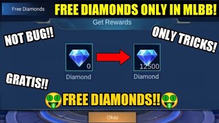 FREE DIAMONDS!! FROM 0 TO 12,500 DIAMONDS NOT BUG ONLY TRICKS!! NEW EVENT IN MOBILE LEGENDS