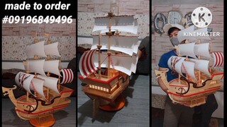 one piece red Force pirate ship