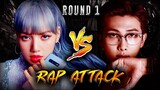 KPOP RAP ATTACK:  Lalisa vs RM | 1 vs 1 Battle (ROUND 1) Blackpink/BTS Mashup