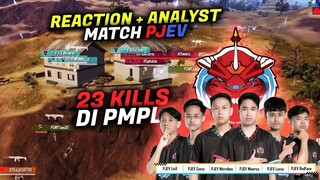 GILA 23 KILLS DI PMPL ?! PJEV AKHIRNYA TUNJUKIN TARING NYA DI WEEK 1 PMPL !! REACTION + ANALYST PMPL