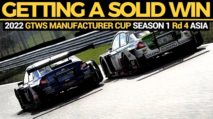 Gran Turismo 7 - Getting A SOLID WIN! 2022 GTWS Manufacturers Cup Season 1 Rd 4 ASIA!