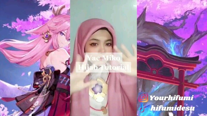 Hijab Tutorial Yae Miko Genshin Impact