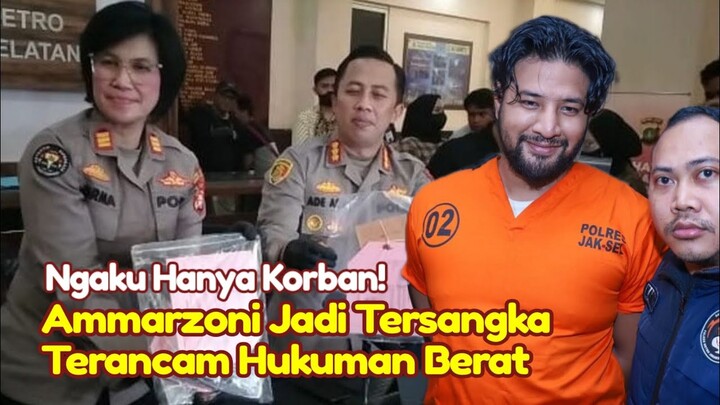 BREAKING NEWS! Ammarzoni Resmi Jadi Tersangka Penyalahgunaan NARKOB Hingga Terancam Hukuman 12 Tahun