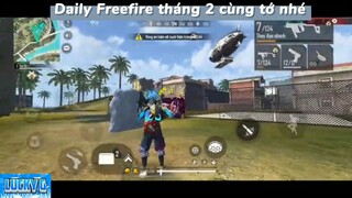 Daily Freefire tháng 2 cùng tớ nhé   #hotfreefire #fungame #hotgame #hotgamemobie