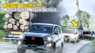 KETIKA CUMI DARAT BERSATU !! KONVOI INNOVA PANTHER TRAVEL LINTAS SUMATERA