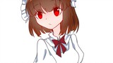 Draw a maid outfit for Chara in front of Chara