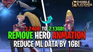 How To Reduce ML Data Storage by 1GB - Removing Hero Animation | FIX LAG ML - FOR LOW END DEVICE