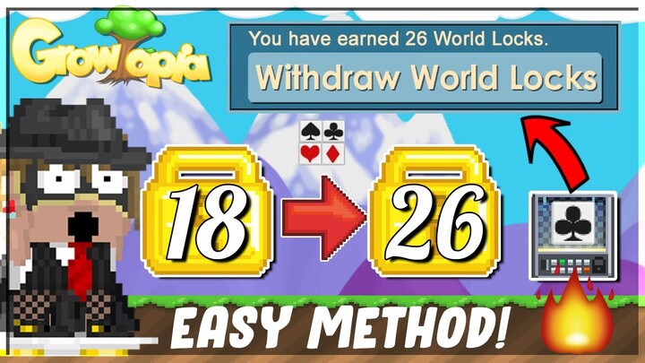 EASY PROFIT METHOD 2020 🤑! 18 TO 26 WLS 🔥! | Growtopia How to get rich 2020