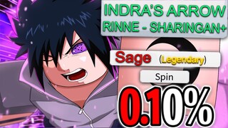 Unlocking SASUKE’S 0.1% RINNE-SHARINGAN (Roblox)