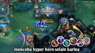 gameplay agresif hyper hayabusa, tapi ujung"nya kalah🗿~ Mobile Legends